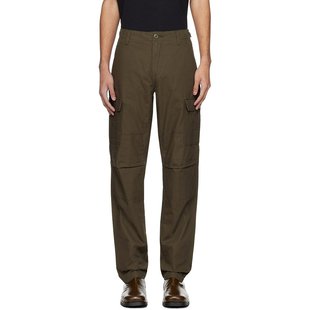 潮奢 Carhartt 卡哈特 男士 绿色 Aviation 工装裤 I032468