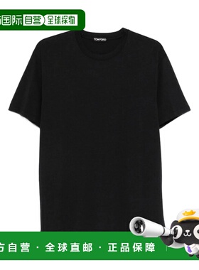 1h可退 香港直邮TOM FORD 男士T恤 JCS004JMT012NAA SS2026 黑色