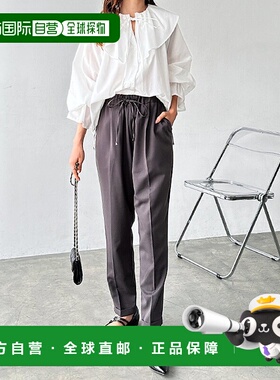 日本直邮GeeRA 美脚宽松锥形休闲裤长裤 上衣 R04609EW05893女装