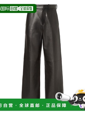 1h可退 香港直邮潮奢 Fendi 芬迪 女士 LAMB 黑色裤子 FPP833AUV3