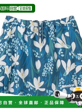 日本直邮Admiral 女士网球服侧边褶饰图案半身裙ATLA535