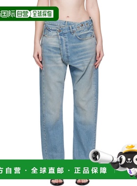 1h可退 香港直邮潮奢 R13 女士 蓝色 Crossover 牛仔裤 R13W2048D