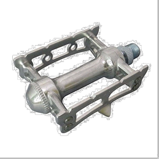 mks脚踏踏板套装银色进口铝制自行车山地车维修工具配件螺丝