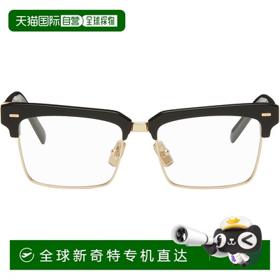 香港直邮潮奢 Miu Miu 缪缪 女士 黑色 Rectangular Wayfarer 眼