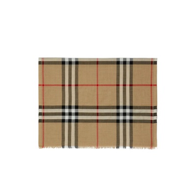 美国直邮BURBERRY - Unisex Mu Gentleman Check Scarf