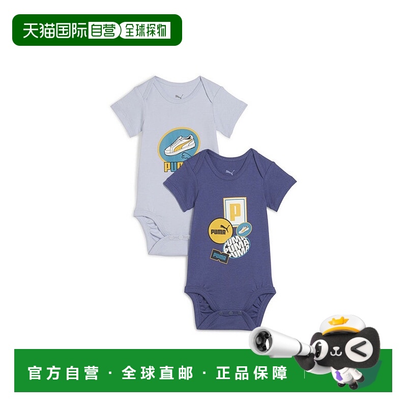 日本直邮 Baby Mini Cats Never Warn 2件装图形套装上下套装 适5