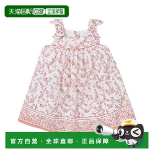 粉红色 自营 jack珍妮和杰克花壁画连衣裙 and 美国奥莱直 janie