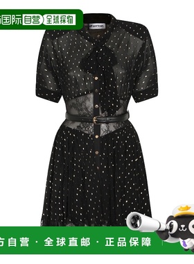 1h可退 香港直邮Self-Portrait 女士 黑色粘胶纤维连衣裙 RS26053