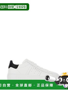 1h可退 香港直邮Hogan 男士 H-Stripes New 白色皮质运动鞋 HXM64