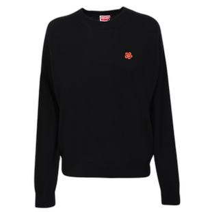 香港直邮KENZO 女士针织毛衣 CO黑色针织衫 FD52PU3813LB99J