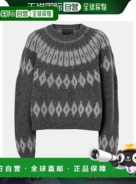 1h可退 香港直邮NILI LOTAN 女士 Arleth 'Fair Isle' 羊驼毛混纺