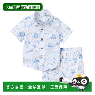 蓝色 jack珍妮和杰克小屋配对套装 美国奥莱直发 and 自营janie