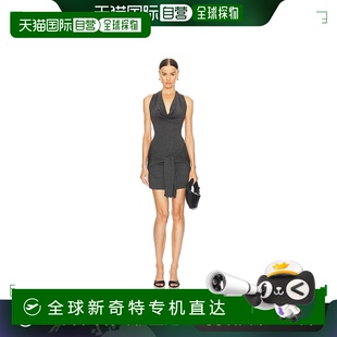 KAMALI 卡玛丽 香港直邮NORMA 诺玛 前襟绑带迷你连衣 女士 Neeta
