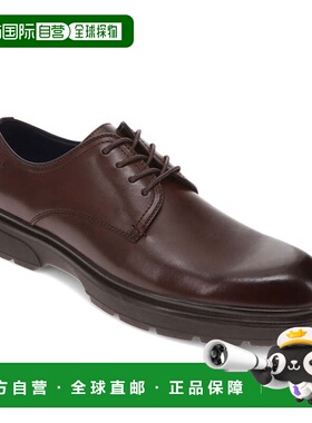 自营 Dockers男式Tradeston粗犷连衣裙休闲系带牛津鞋-桃花心木