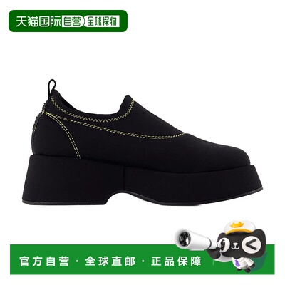 香港直邮GANNI 女士芭蕾乐福鞋 S1948 SS2023 黑色 Ganni Retro F