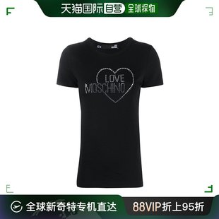 Moschino 莫斯奇诺 女士 W4F731H1951C 香港直邮潮奢 圆领短袖 T恤