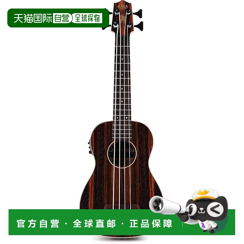 日本直邮KALA 电贝斯 UBASS-EBY-FSRW20_06 圆绕弦 斑马木 附