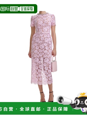 1h可退 香港直邮SELF-PORTRAIT 女士连衣裙 SS25060MAP CO 粉红色