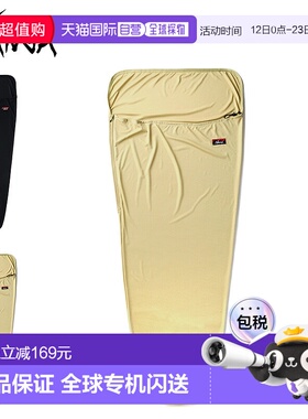 日本直邮NANGA 内床单睡袋木乃伊型睡袋内床单黑色米色黑色 NS224