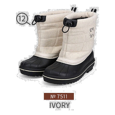 日本直邮moz 女士儿童多色棉鞋防寒靴雪地靴拉链收口防滑保暖冬鞋