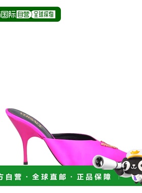 香港直邮versace 范思哲 女士 Mules 木屐 pink粉色 舒适时尚女鞋