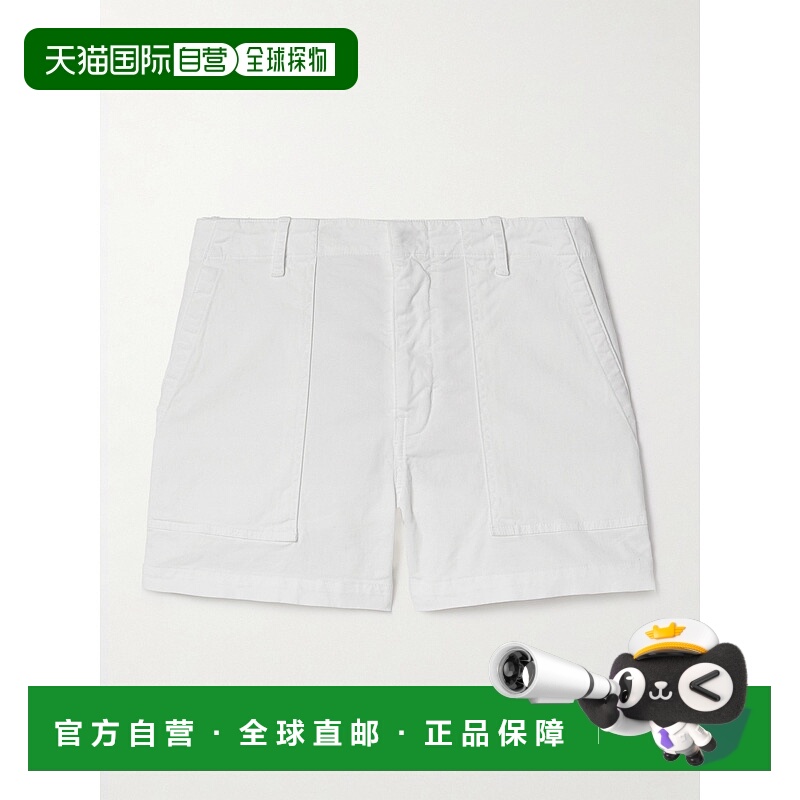 1h可退 香港直邮NILI LOTAN 女士 棉混纺短裤 13069W12WHT高腰