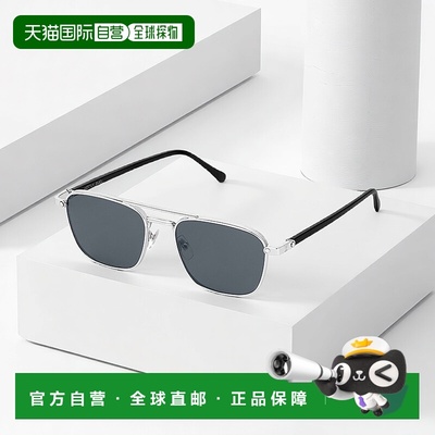 自营1h可退 欧洲直邮LV路易威登23新款 男黑色醋酸金属眉眼方墨镜