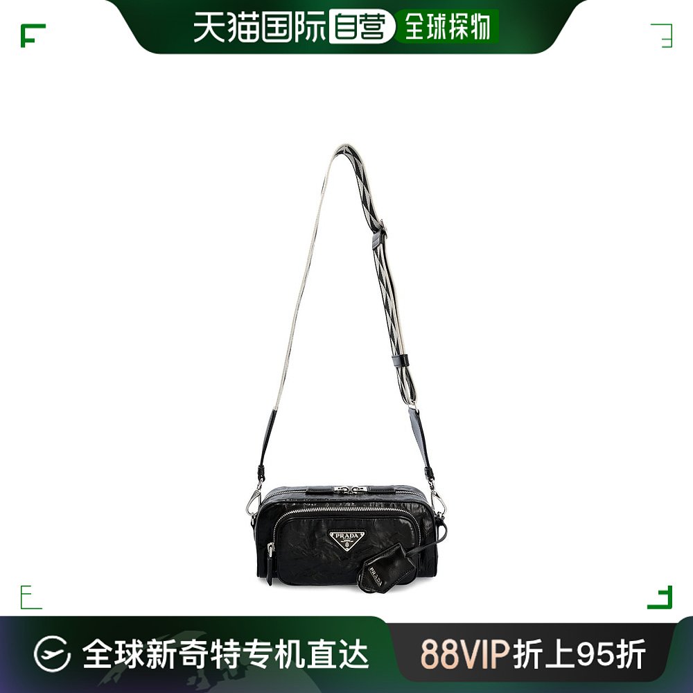 香港直邮prada 普拉达 女士 标志牌拉链单肩包 1bh198v4oouvlf000