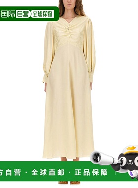 香港直邮CHLOÉ 女士连衣裙 25ARO31115753 CO 黄色