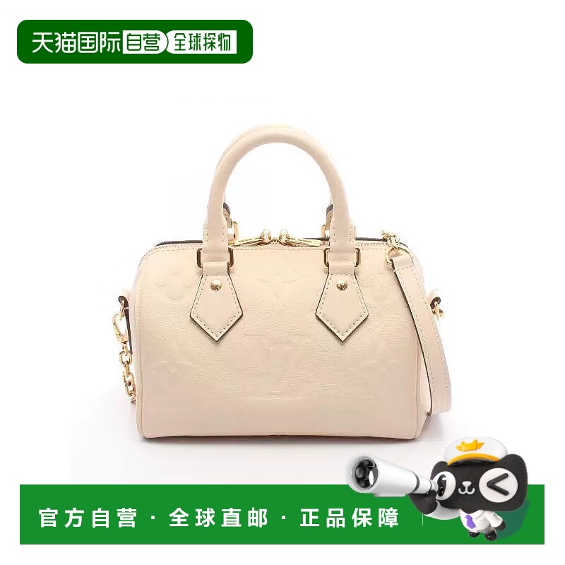 1h可退 日本直邮中古LV路易威登女包A级95新speedy枕头包牛皮斜挎
