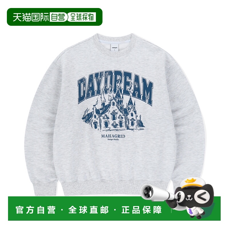 韩国直邮MAHAGRID 男士卫衣MG2FSMM442ALG DAYDREAM SWEATSHIRT L