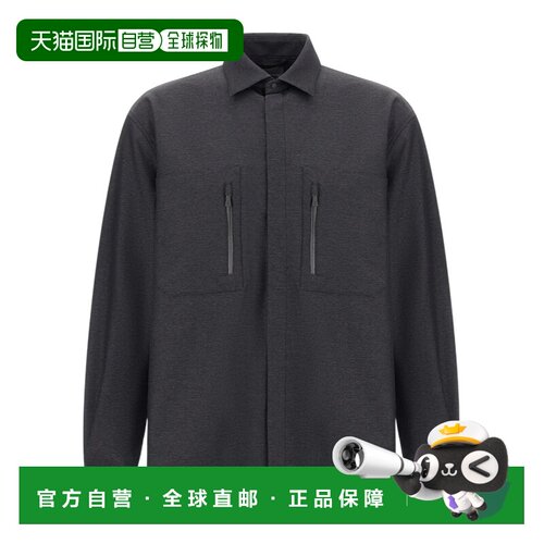 香港直邮HERNO 男士衬衫 OS000003U12929S9490GRAY 支付后1h可退