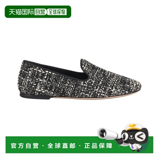 自营AGL Melange Flat Loafer - Black 女鞋乐福鞋美国直发奥莱