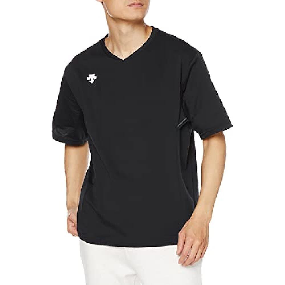 迪桑特 风衣 短袖运动服 黑色 L 棒球 排球 训练