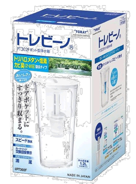 【日本直邮】Toary东丽 净水壶 1.2L 标准款净水器  壶型净水器PT