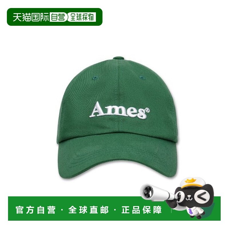 韩国直邮Ames Worldwide 女士帽子BASIC LOGO BALL CAP GREEN AM2E