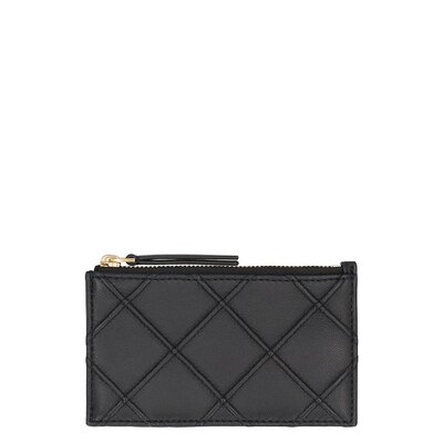 TORY BURCH 女士钱包 152602001 CO 黑色 拉链卡夹
