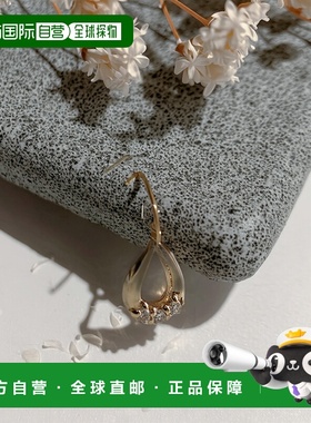 1h可退 日本直邮cui-cui 女装 钻石水滴造型项链 K10YG 783815