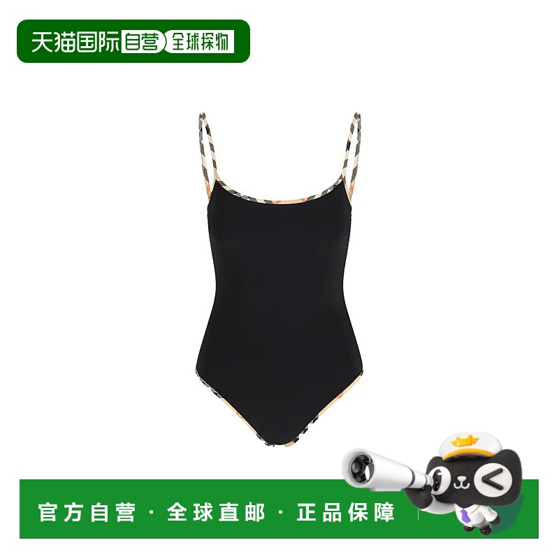 1h可退 香港直邮BURBERRY 女士泳装 8118807A1189P26 SS2026 黑色