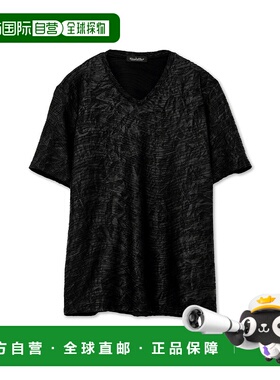 1h可退 日本直邮TORNADO MART 男士V领波浪纹印花短袖T恤  200206