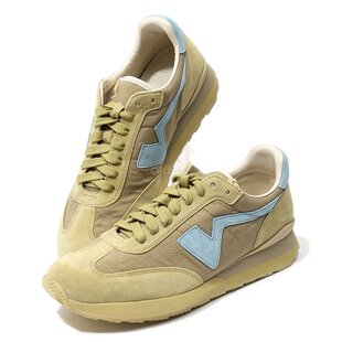 韩国直邮VISVIM FKT RUNNER男款牛皮拼接运动鞋卡其0125101001005