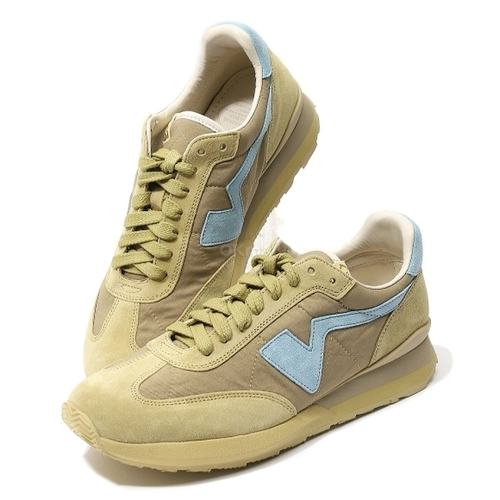 韩国直邮VISVIM FKT RUNNER男款牛皮拼接运动鞋卡其0125101001005