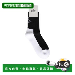 香港直邮Vivienne Westwood 徽标针织袜子 81040003K0012N401中筒