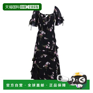 1h可退 香港直邮潮奢 Topshop 女士 中长连衣裙 black黑色 舒适时