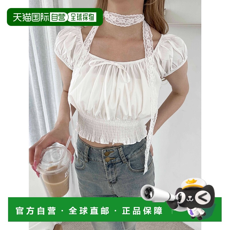 1h可退 日本直邮PHILLY女装显瘦收腰设计感上衣 PWCK25SS030