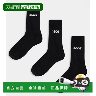 1h可退 香港直邮潮奢 4505 女士 anti bacterial crew 符号运动袜