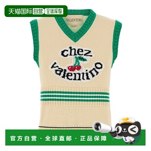 香港直邮Valentino 无袖学院风毛衣背心 BKM06E9HM华伦天奴
