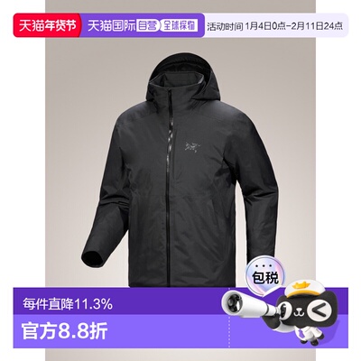 加拿大直邮始祖鸟 RALLE INSULATED 男士防风防水保暖夹克棉服