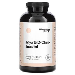 香港直邮Wholesome Story,Myo-肌醇和 D-手性肌醇,360 粒素食胶