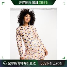 女士 Sister 梦幻珠片心形迷你粉色连衣裙 Jane 香港直邮潮奢